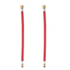 Удлинитель велосипедного насоса 2 шт.лот, шланг для накачивания, трубка, шнур, велосипедные насосные запчасти, более длительное использование, 150psi, клапан Schrader Av