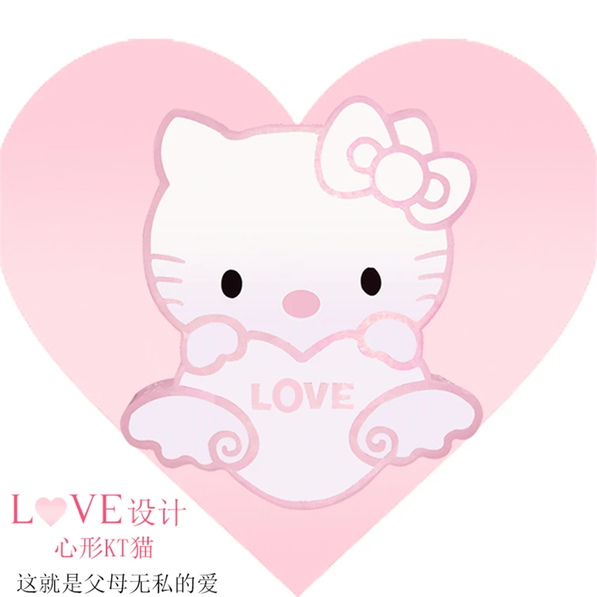 Мультяшные скандинавские потолочные светильники с розовым котенком для детской