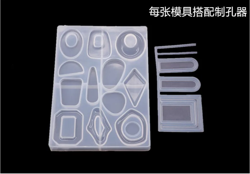 Новый DIY Кристалл эпоксидная Форма Треугольник круговой эллипс геометрическая