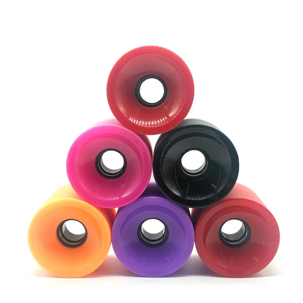 

4pcs Red Skateboard Longboard Wheels 70mm 80A Matte Longboard Skateboard Wheels Set Road Skate Pro Action Motion Wheels 70*51mm