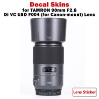 tamron 90 2 8 lens sticker protective film for tamron sp 90mm f2 8 di macro vc usd lens for canon mount decal skins cover