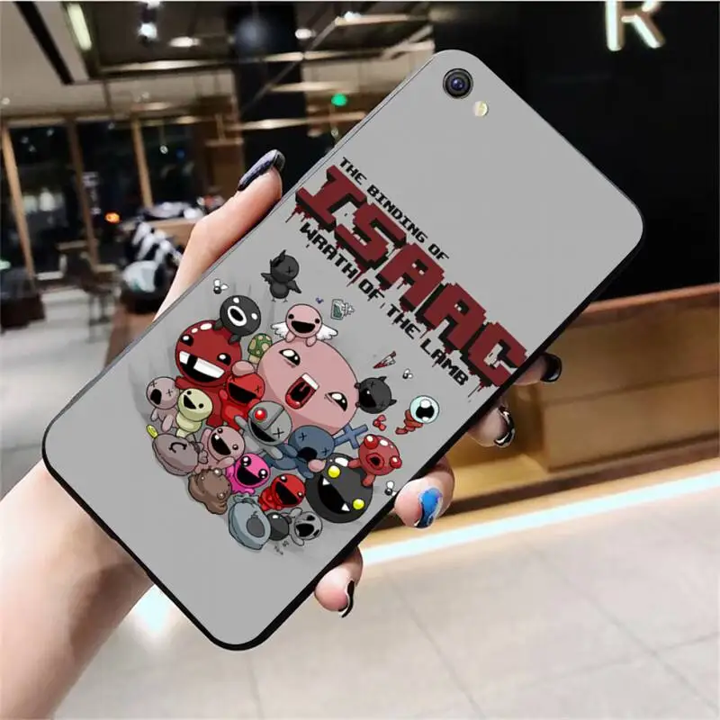 

HPCHCJHM The Binding Of Isaac Black Cell Phone Case For Vivo Y91c Y17 Y51 Y67 Y55 Y93 Y81S Y19 V17 vivos5