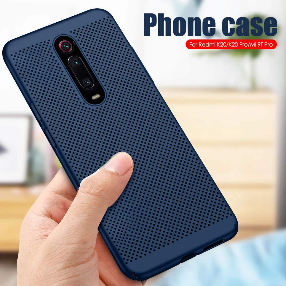 Теплоотвод чехол для Xiaomi Redmi 7 7A Note 6 Pro 6A K20 ультра тонкий жесткий PC задняя крышка Mi9t