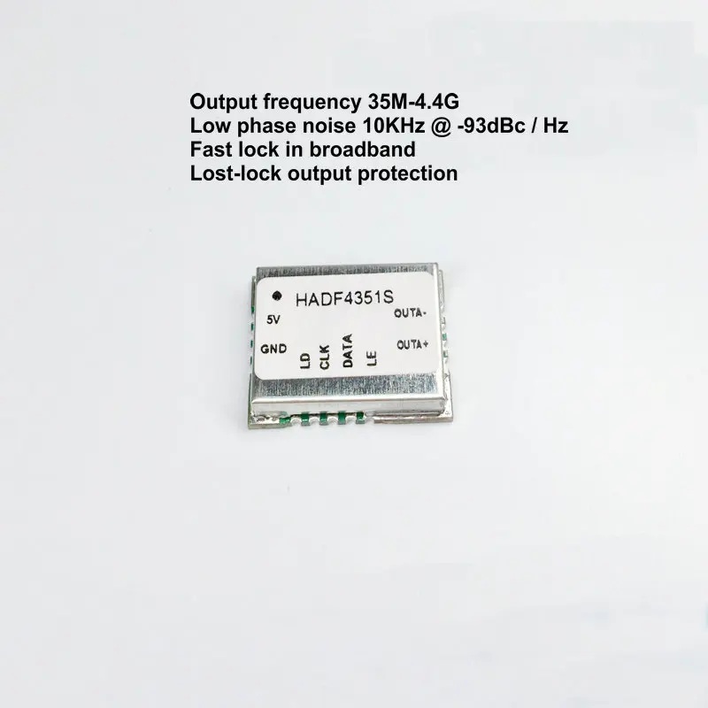 

PLL широкополосный Частотный синтезатор ADF4351 ADF4350 фазовая Блокировка петли VCO настраиваемый