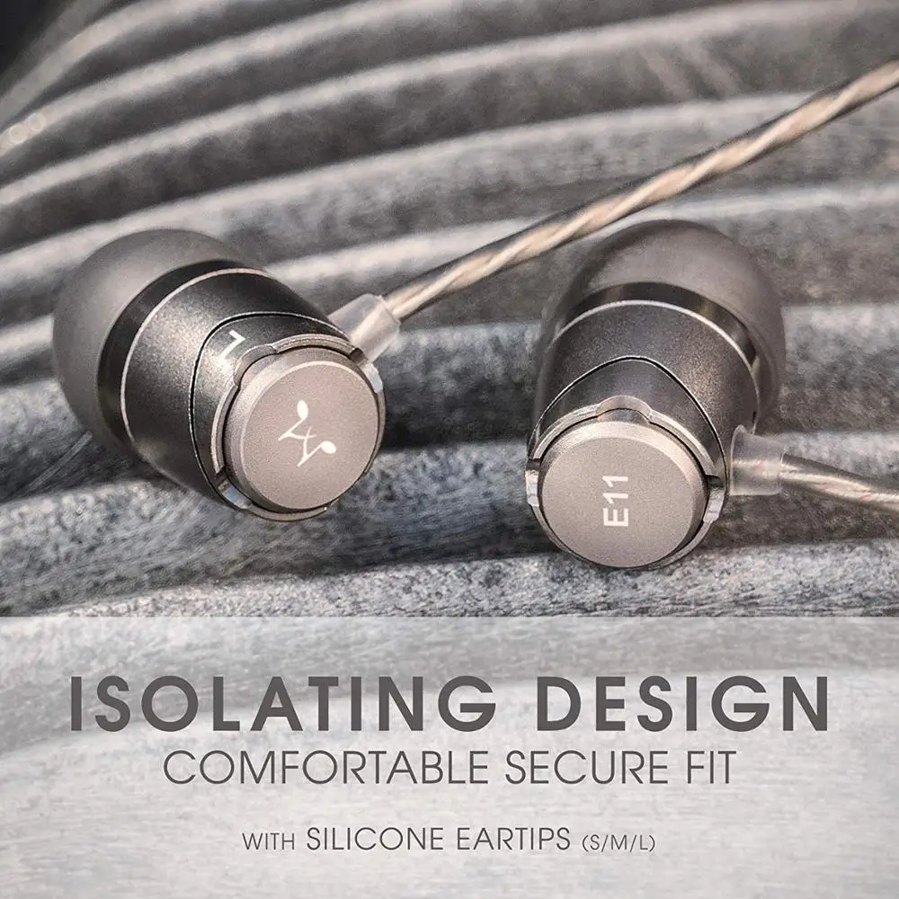 Проводные шумоизоляционные наушники вкладыши SoundMAGIC E11 мощные басовые Hi Fi