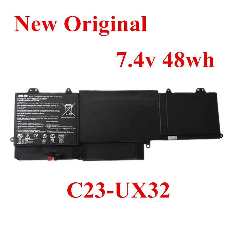 

Новый оригинальный литий-ионный аккумулятор для ноутбука Asus UX32VD UX32A U38N U38DT UX32V C23-UX32 7,4 v 48Wh