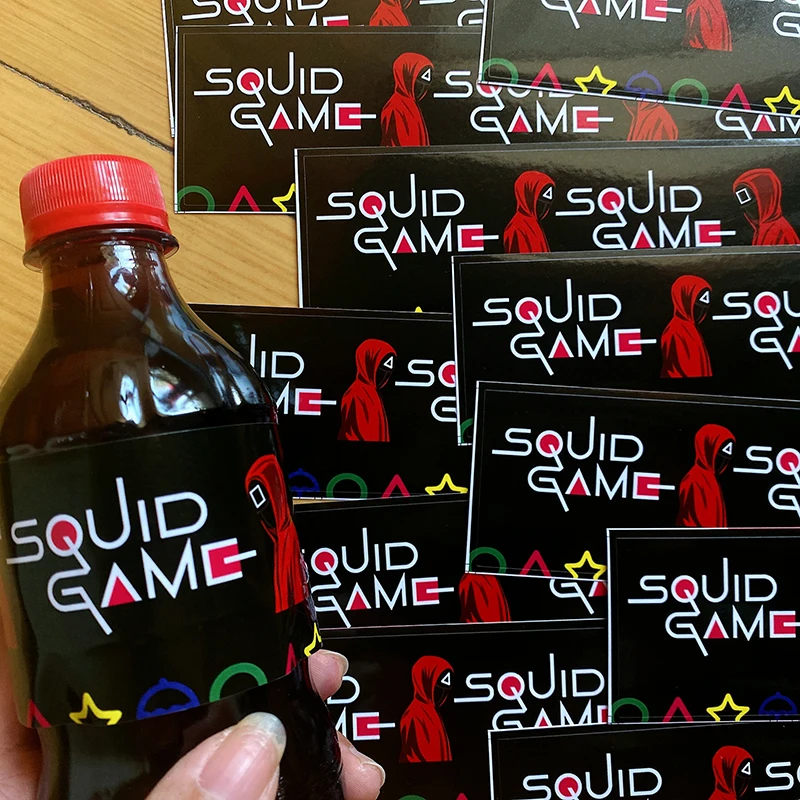 12 шт. наклейки на бутылки для минеральной воды | Дом и сад