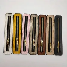 Изготовленный на заказ DIY тканый мешок аксессуары из ПУ кожи