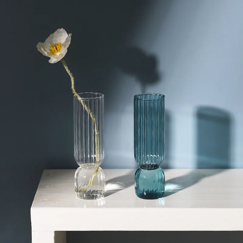 

Home Decor Glass Vase Room Decor Crystal Vase Modern Hydroponic Plants European Fresh for Weddings Events Parties Creative