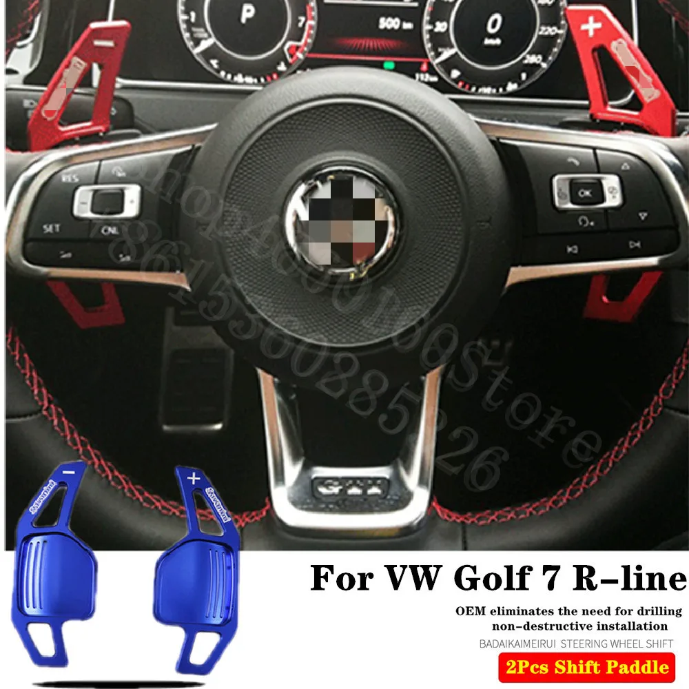 Для VW Golf 7 R-line GLI 2007-2020 2 шт. Оригинальное алюминиевое Колесо рулевого колеса колесо