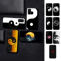 tai chi yin yang logo phone case for samsung s10 21 20 9 8 plus lite s20 ultra 7edge