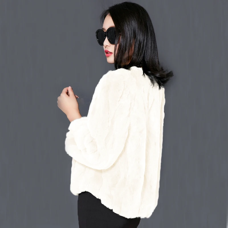 Женское пальто из натурального меха осенне зимнее женская одежда 2018 корейское