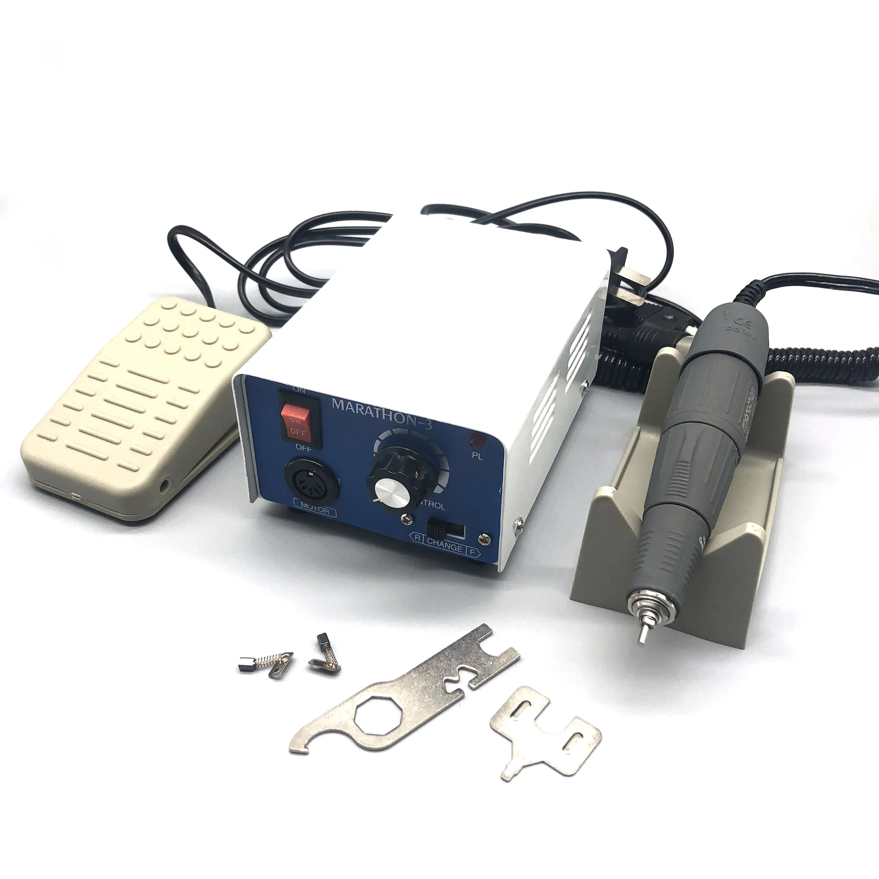 Маникюрный аппарат 65 Вт сильный марафон эскорт 3 pro блок управления 35000 об/мин H37L1