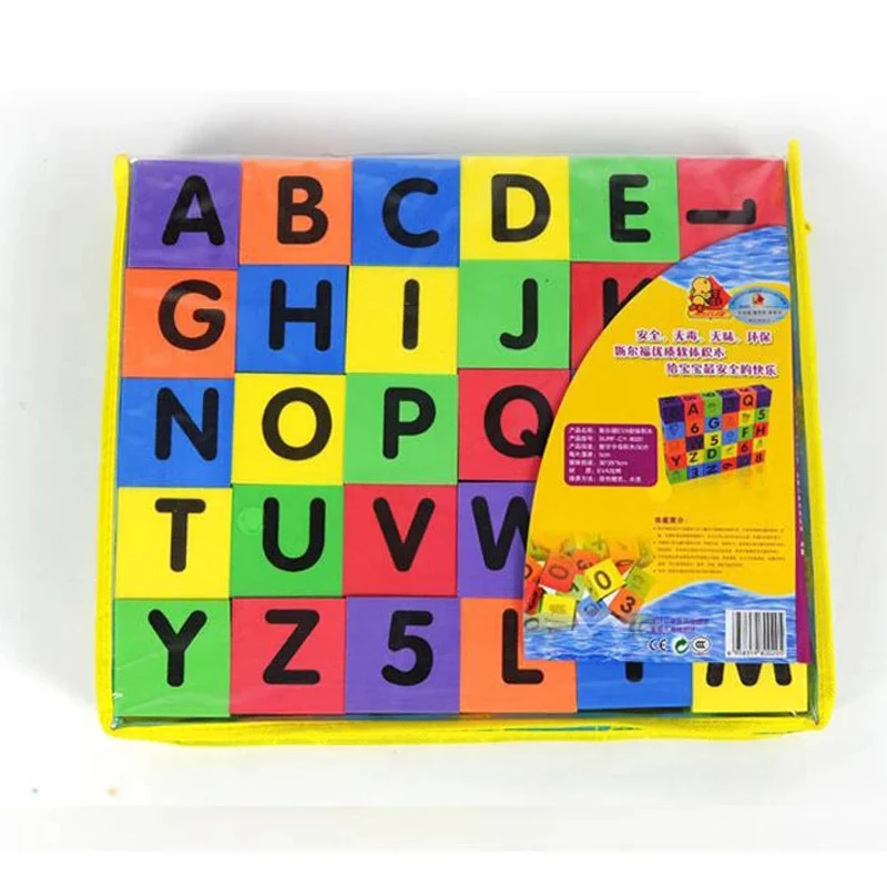 30Piece Set Alphabet Letters Foam Building Blocks Educational Learning Toys For Kids Toddlers Montessori Juguetes Educativos | Игрушки и