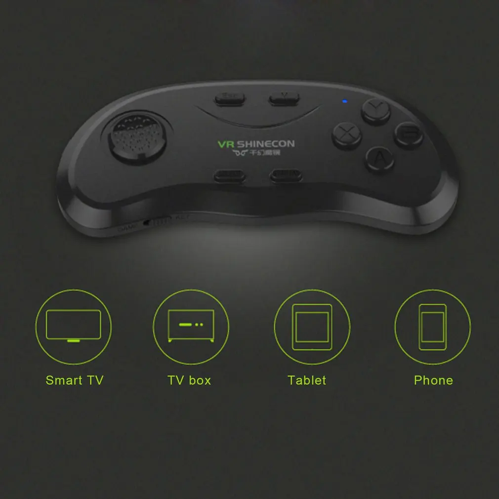 

Shinecon Universal VR Controller Wireless Bluetooth Remote Joystick Gamepad Music Selfie 3D Games for IOS Android PC TV