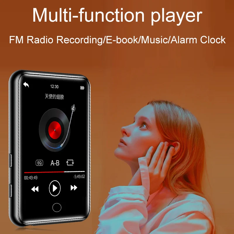 Mp3-плеер с сенсорным экраном 2 5 дюйма и поддержкой Bluetooth 0 | Электроника