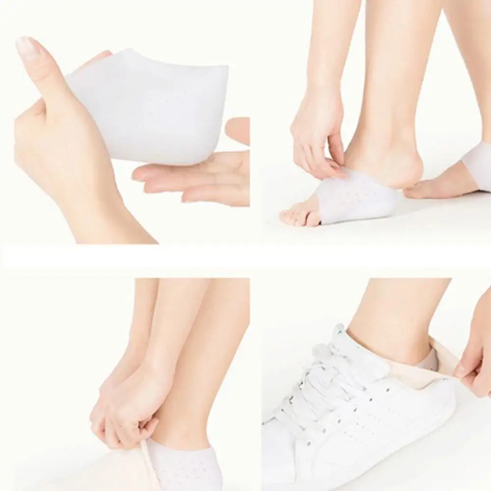1 пара невидимых стельки увеличивающие рост ортопедические унисекс для пятки 3 см