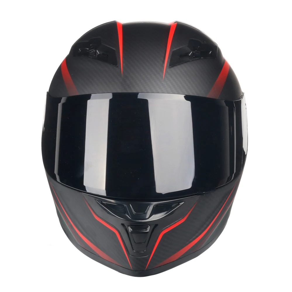 Карбоновая печать мотоциклетный шлем полное лицо точка Fmvss No.218certified Capacete Moto Cascos Para Moto Devil Horns Racing