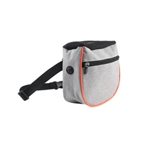 oxford fabric accessories walking container pet food bag waist belt feed outdoor training pouch dog treat hands free storage