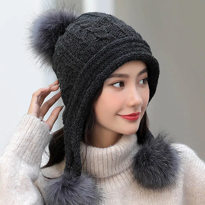 Calymel модная новинка вязаная шерстяная шапка перчатки набор для женщин осень и