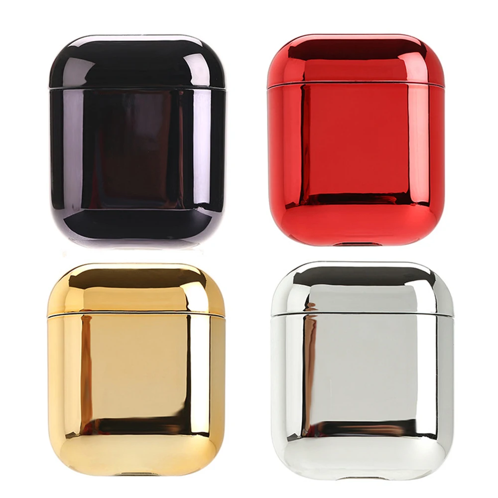 Роскошный Универсальный чехол для наушников Жесткий Чехол Apple Airpods 2 1 покрытие из