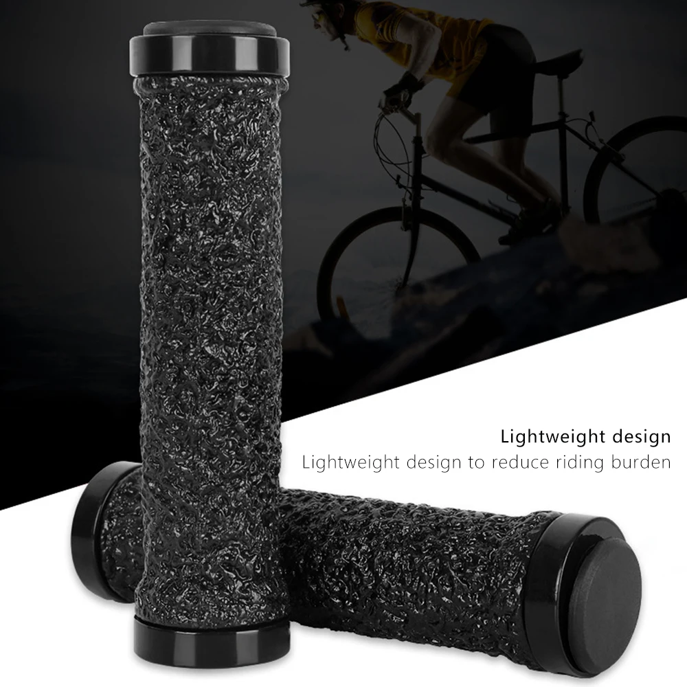 

2pcs/1 Pair Mountain Road Cycling Bike Bicycle MTB Handlebar Cover Grips Smooth Soft Rubber Anti-slip Handle Grip Lock Bar End