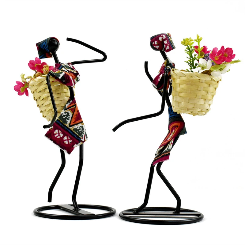 Металлическая Свадебная ваза для цветов искусственная украшение дома держатель