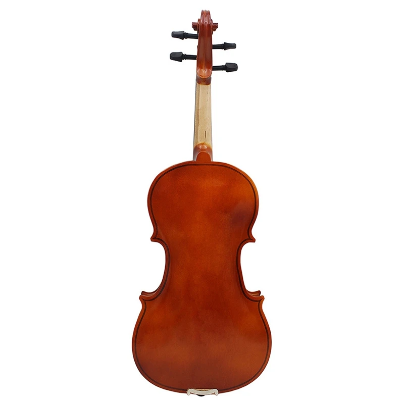 Violin Natural Acoustic Solid Wood Spruce Flame Maple Veneer Fiddle with Case Rosin Bow Strings Shoulder Rest | Спорт и развлечения