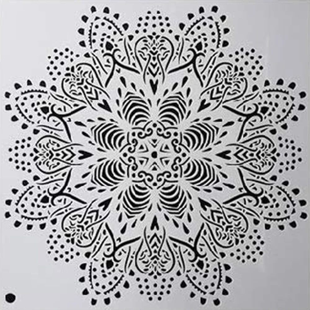 DIY ремесленные Многослойные трафареты для краски мандалы на деревянных стенах