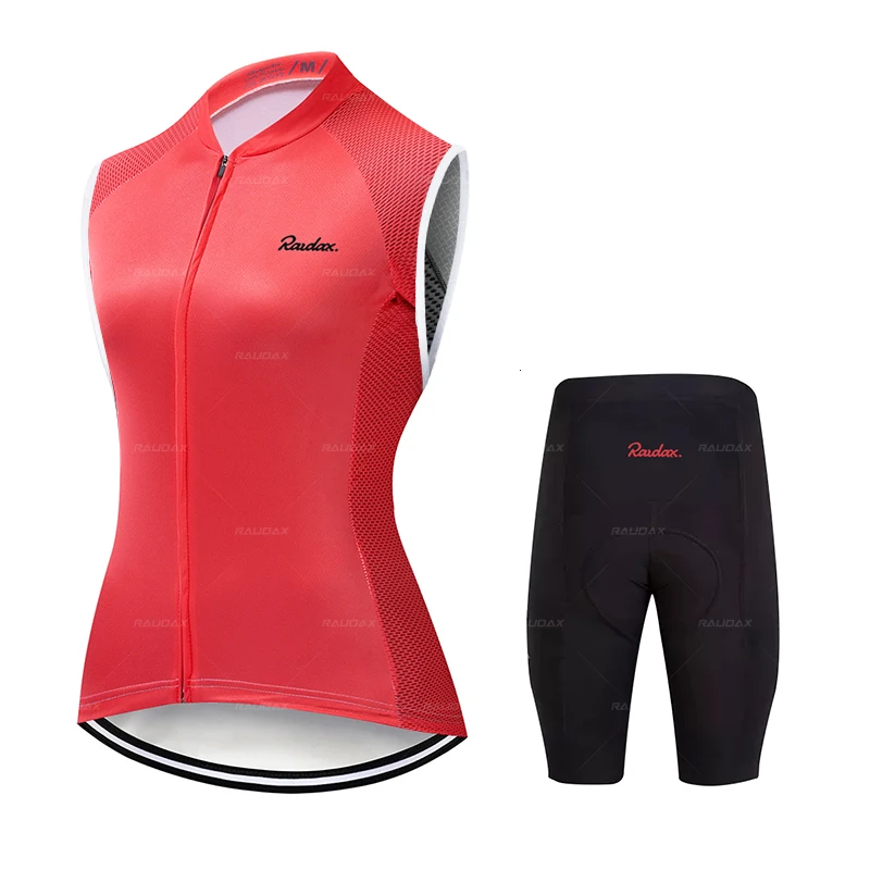 Женский комплект одежды для езды на велосипеде жилет без рукавов Raudax 2022 летний