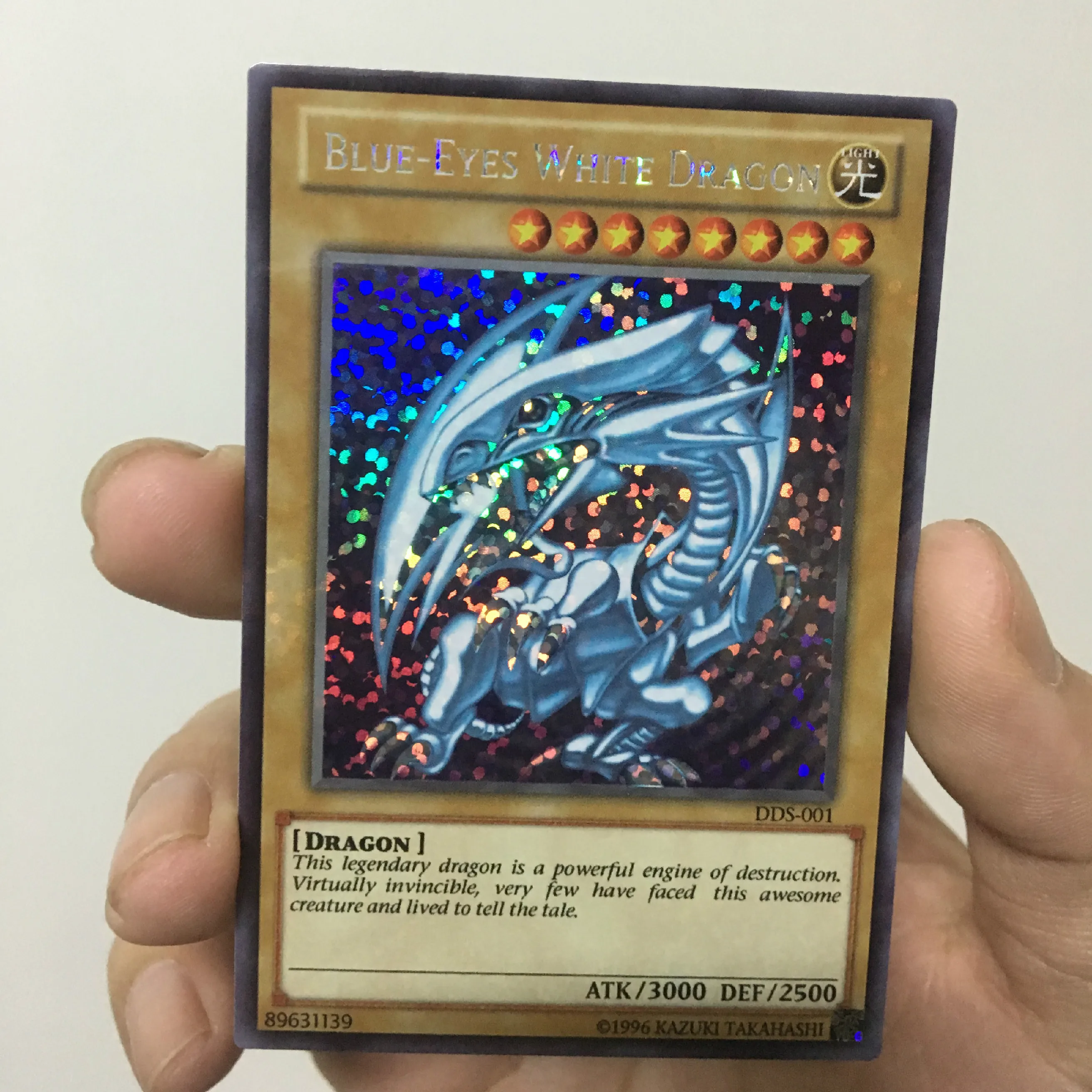 Yu Gi Oh голубые глаза белый дракон английский стиль яркие игрушки сделай сам хобби