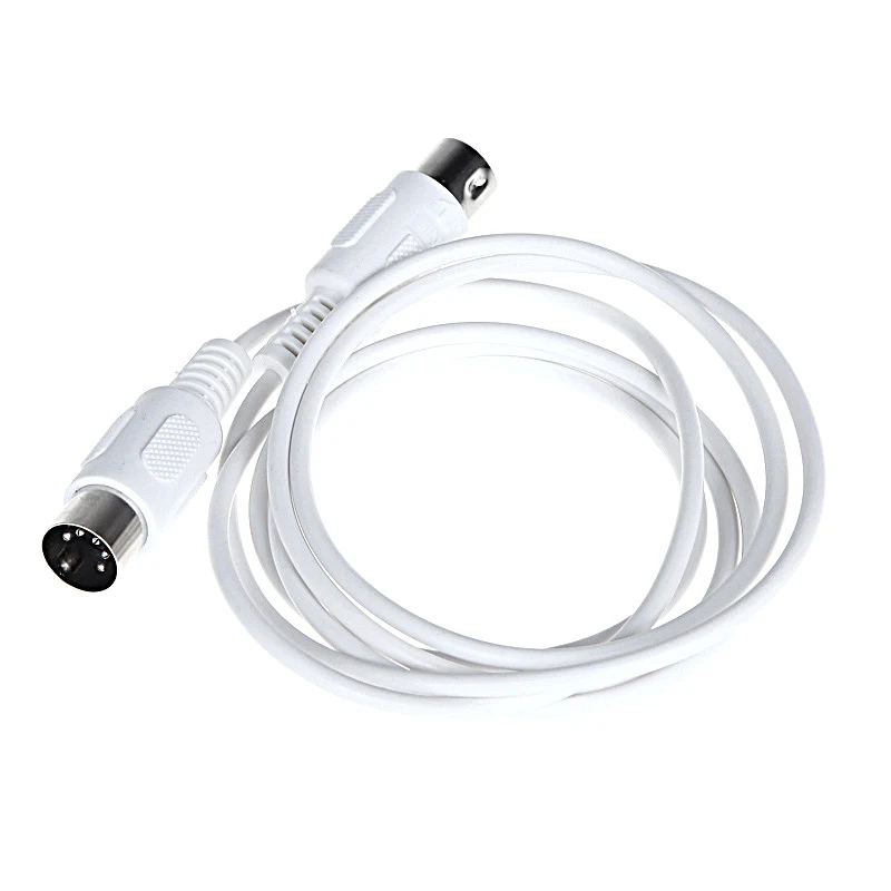 

Copper Audio Cord 5 Pin Male to 5 Pin Male MIDI Extension Cable for Musical