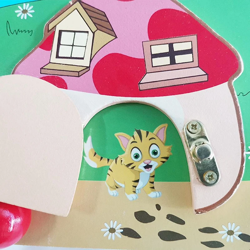 

Children's Unlocking Toys Cognitive Board Baby Early Education and Wisdom Toys Kindergarten Teaching Aids