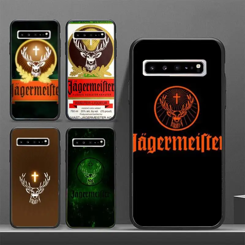 

Jagermeister logo Phone Case for Samsung S7 edge S8 S9 S10 E S20 S30 plus ultra 5G Cover