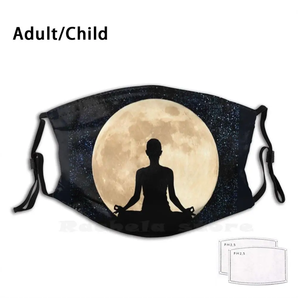 

Yoga Adult Kids Anti Dust Filter Diy Mask Yoga Cool Love Good Vibes Hindu Meditation Peace Zen Buddhism Buddha Hippie Spiritual