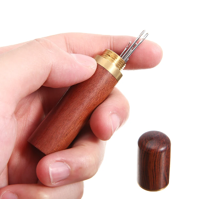 7 шт. Нержавеющая сталь Резьбовая игла комплект слепой пожилых штопки иглы