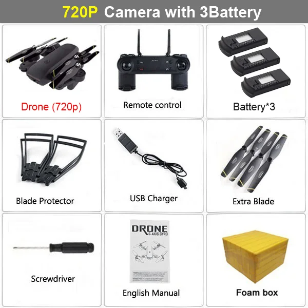 720P Black 3B FB LAUMOX M70 FPV Дрон оптический с 4K HD камерой Дрон wifi следует за мной Вертолет радиоуправляемый Дрон Радиоуправляемый квадрокоптер Дрон VS SG906 - Цвет: 720P Black 3B FB