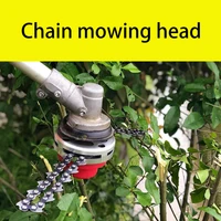 chain article lawn mower mowing head wear resistant cordless brush cutter weeding working head chain mowing head