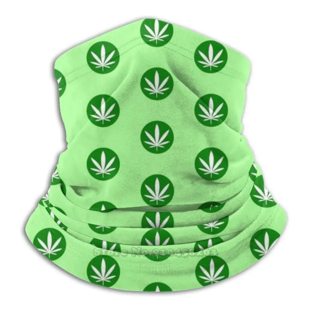 

Шарф-Бандана из микрофибры, 420, с листьями трав