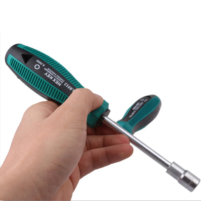 

3MM-14MM Socket Wrench Screwdriver Rust Proof Metal Hex Nut Key Manual Tool Screwdriver Hand Tools For Home Woodworking