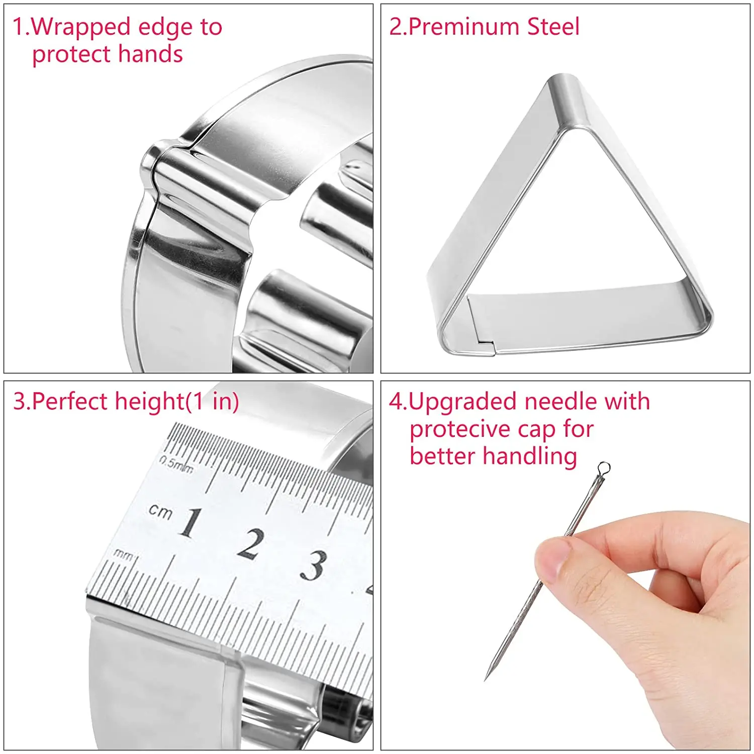 12 шт. Набор для резки печенья с зонтиком кальмара ТВ-игры 4 резака из нержавеющей