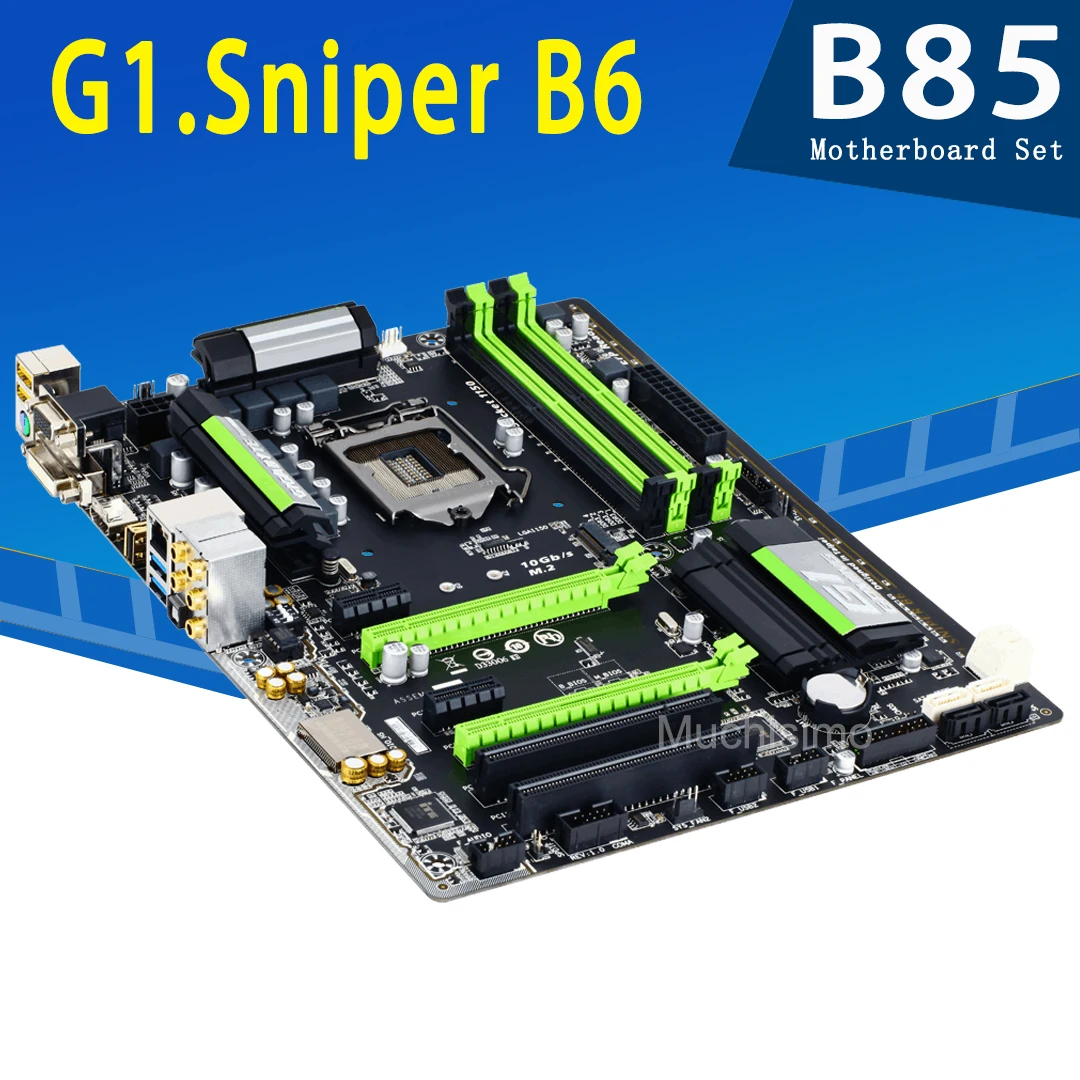 Online LGA 1150 Gigabyte G1.Sniper B6 Motherboard Mit Intel Core I5 4460 Motherboard Set 3,2 GHz 4-Core DDR3 Intel B85 Mainboard Set