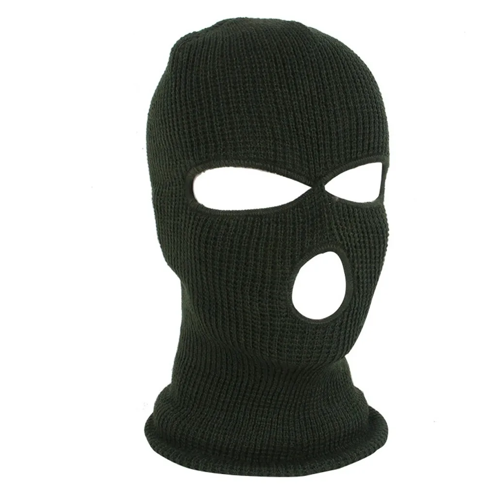 

Tactical Mask 3 Hole Full Face Mouth Mask Ski Mask Winter Cap Balaclava Hood Motorbike Motorcycle Helmet Full Face Helmet 5#
