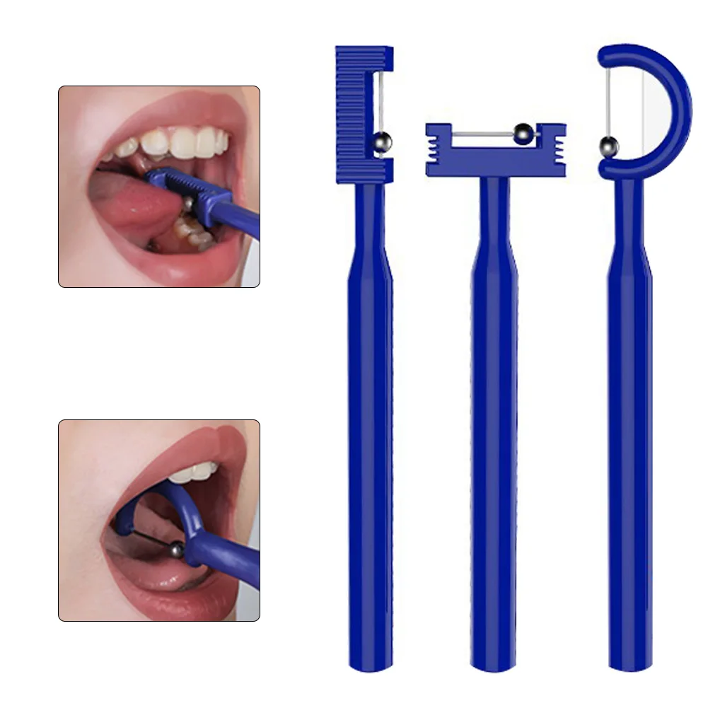 

3pcs Tongue Tip Lateralization Elevation Tools Tongue Tip Exercise Oral Muscle Training Autism Speech Therapy Talk-tool
