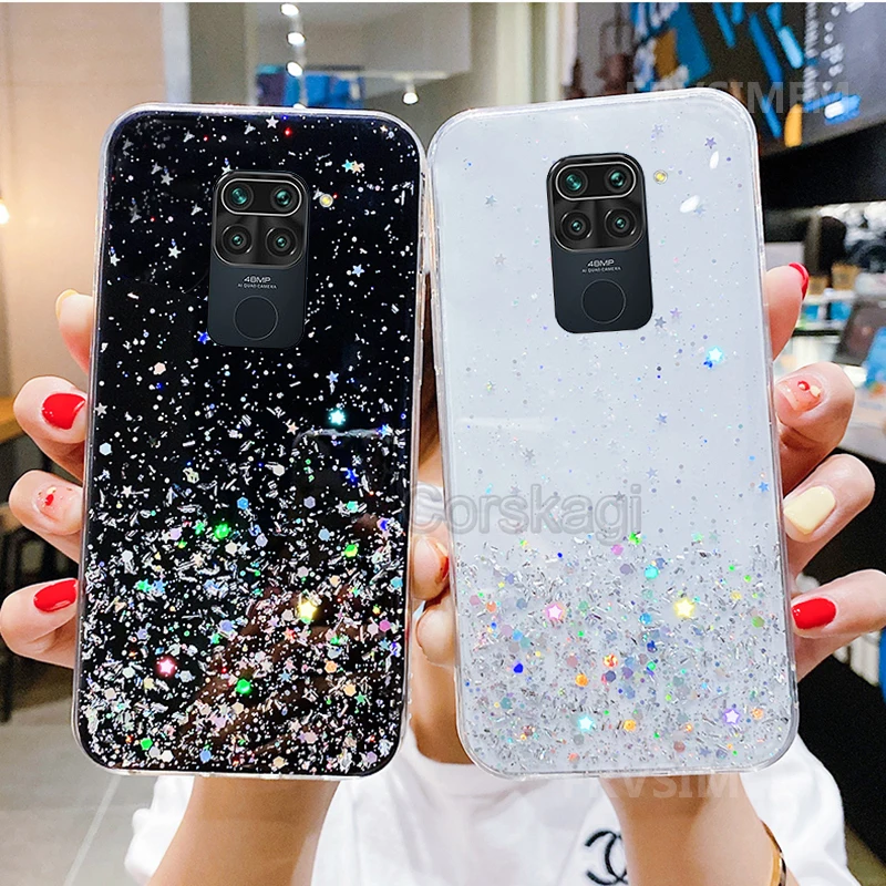 Блестящий бриллиантовый чехол со звездой для XIAOMI Mi 10 9 Lite SE Redmi 9C 9A 8A 8 7A Note 8T 9S Pro Max 7 |