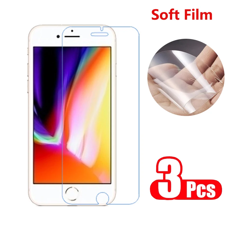 

3 шт., защитная пленка для экрана iPhone 8 6 6s Plus