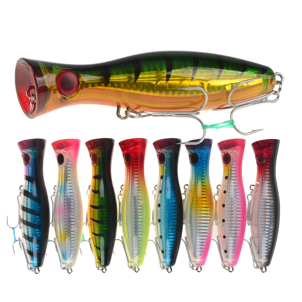 Большой Popper Рыбная приманка на высоком каблуке 12 см 40 г Swimbait Iscas Искусственные