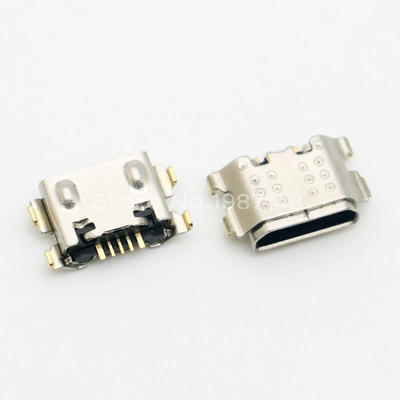 10 шт. разъем Micro USB 5Pin для зарядки и передачи данных Samsung Galaxy A01 A015 A015F/DS Mini Dock |