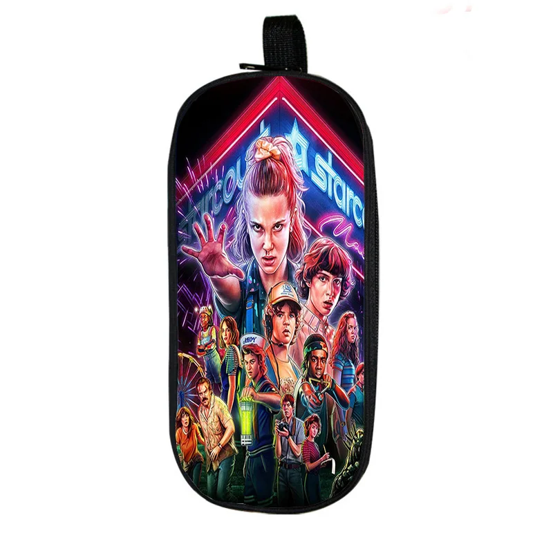 

Чехол для карандашей «очень странные дела» для мальчиков и девочек, сумки для хранения канцелярских принадлежностей, женская и мужская кос...