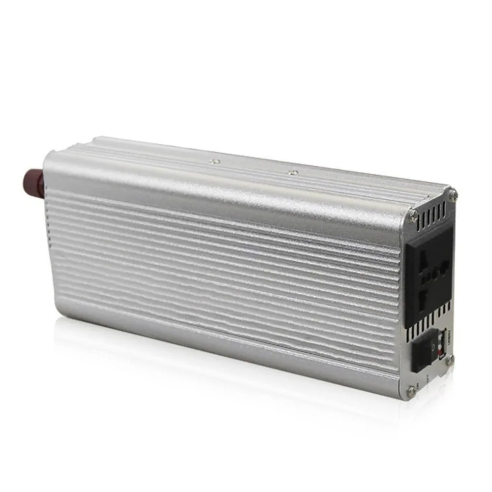 3000W Портативный автомобиля Мощность преобразователь 12V Вход инвертор Алюминий